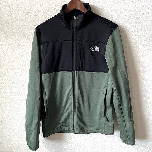 The North Face Other - The North Face Green Black Classic Outdoor Casual Performance Jacket